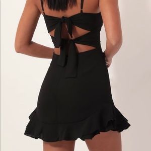 Lucy in the Sky Aubrey Ruffle Mini Dress